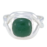 Maria Modern Green Gemstone Ring in Sterling Silver Green Onyx Green