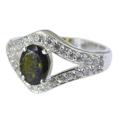 Layla Modern Multicolor Halo Ring with Gemstone Accent