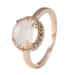 Aisha Modern Pink Halo Ring with Gemstone Accent