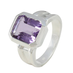 Camila Modern Purple Solitaire Ring