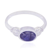 Hina Modern Purple Solitaire Ring with Gemstone Amethyst Purple