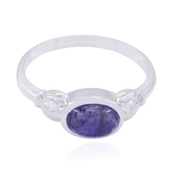 Hina Modern Purple Solitaire Ring with Gemstone Amethyst Purple