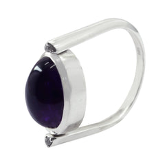 Scarlett Modern Purple Solitaire Ring