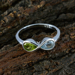 Aisha Modern Toi Et Moi Ring with Gemstone Duo