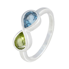 Aisha Modern Toi Et Moi Ring with Gemstone Duo