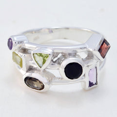 Ana Multicolor Cocktail Ring with Gemstone Accents