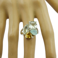 Zazlle Multicolor Cocktail Ring - Dazzling Gemstone Design