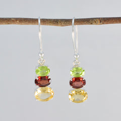 Yasmin Multicolor Dangle Earrings for Everyday Elegance