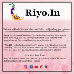 Ayaka Multicolor Dangle Earrings India - Floral Gemstone Design