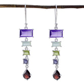 Alice Multicolor Dangle Earrings for Everyday Glam Multi multicolor Dangle