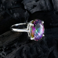 Amanda Multicolor Gemstone Ring in Sterling Silver