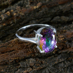 Amanda Multicolor Gemstone Ring in Sterling Silver