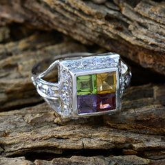 Aaliyah Multicolor Gemstone Ring for Every Occasion