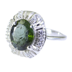 Maria Multicolor Halo Ring with Gemstone Accent
