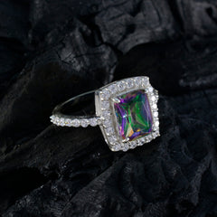Camila Multicolor Halo Ring with Sparkling Stones