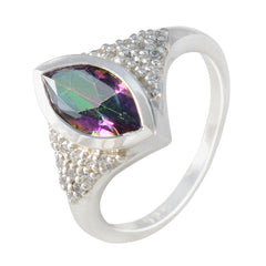 Penelope Multicolor Halo Ring with Sparkling Stones