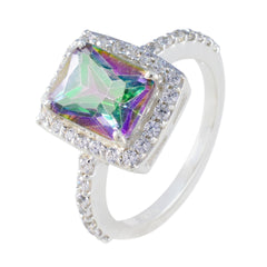 Camila Multicolor Halo Ring with Sparkling Stones