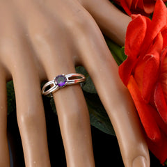 Naomi Multicolor Solitaire Ring Silver Tone Gemstone