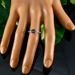 Haruka Multicolor Solitaire Ring with Sparkling Gemstone