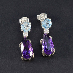 Dewi Multicolor Stud Earrings for Vibrant Style