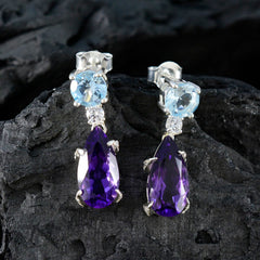 Dewi Multicolor Stud Earrings for Vibrant Style