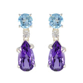 Dewi Multicolor Stud Earrings for Vibrant Style Multi multicolor Stud