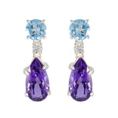 Dewi Multicolor Stud Earrings for Vibrant Style Multi multicolor Stud