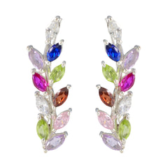 Mei Multicolor Stud Earrings for Daily Glamour Multi multicolor Stud