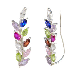 Mei Multicolor Stud Earrings for Daily Glamour