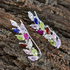 Mei Multicolor Stud Earrings for Daily Glamour