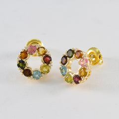 Araya Multicolor Stud Earrings India for Everyday Glam