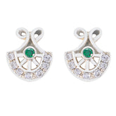Rebeca Multicolor Stud Earrings Online for Everyday Wear Multi CZ multicolor Stud