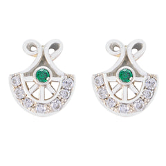 Rebeca Multicolor Stud Earrings Online for Everyday Wear Multi CZ multicolor Stud