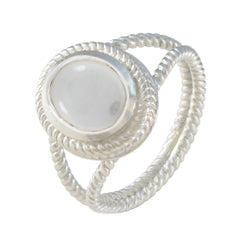 Natcha Rope-Wire White Solitaire Ring