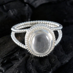 Natcha Rope-Wire White Solitaire Ring