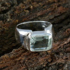 Nora Abstract Light Green Solitaire Ring