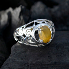 Olivia Filigree Yellow Solitaire Ring