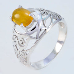 Olivia Filigree Yellow Solitaire Ring