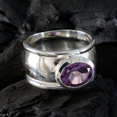 Olivia Artisan Purple Solitaire Ring