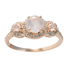 Soo-jin Pink Halo Ring for Women with Gemstones
