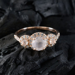 Soo-jin Pink Halo Ring for Women with Gemstones