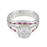 Yasmine Pink Halo Ring with Sparkling Gemstones Pink CZ Pink