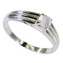 Araya Elegant Pink Solitaire Ring in Silver Tone