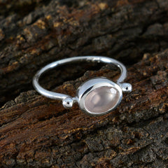 Dewi Pink Solitaire Ring India Silver Gemstone