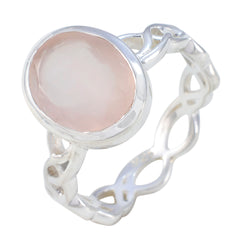 Ayesha Rope-Wire Pink Solitaire Ring