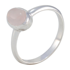 Maria Pink Solitaire Ring in Sterling Silver