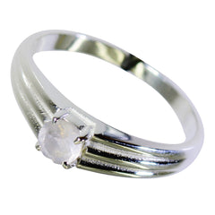 Araya Elegant Pink Solitaire Ring in Silver Tone