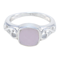 Sakura Luxurious Pink Solitaire Ring Rose Quartz Pink