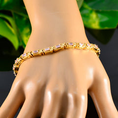 Leah Pink Tennis Bracelet for Karwa Chauth