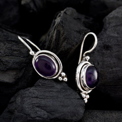 Lucy Purple Dangle Earrings for Everyday Glam